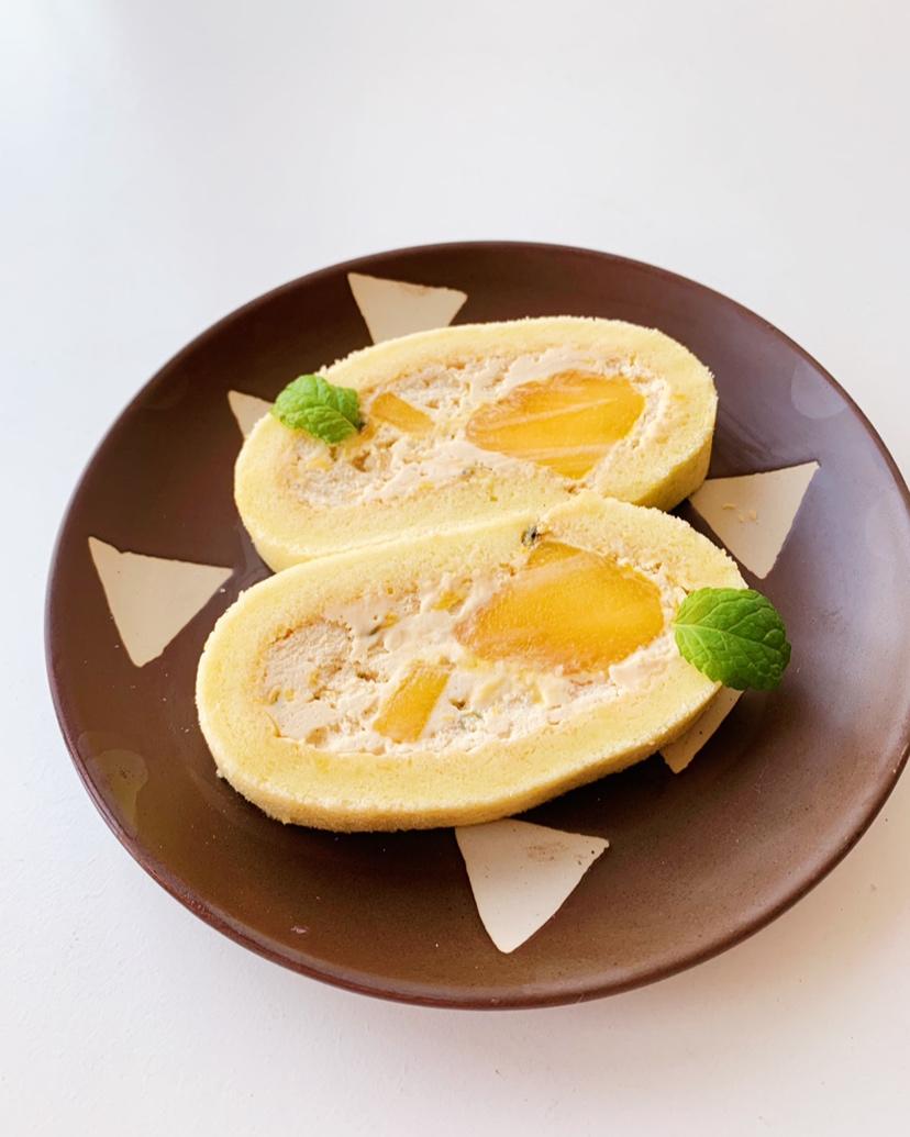 “夏威夷”蛋糕卷（百香果椰芒蛋糕卷）