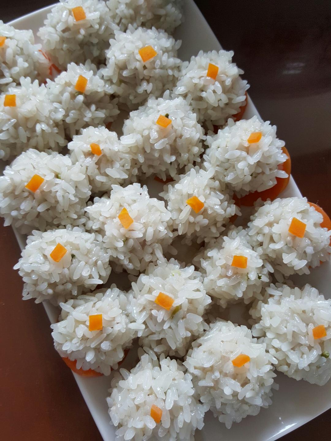 蒸糯米丸子