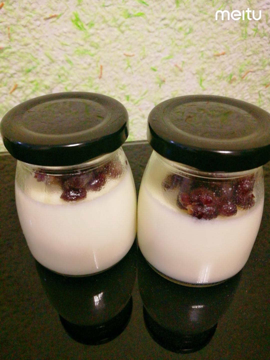 椰汁蜜豆布丁