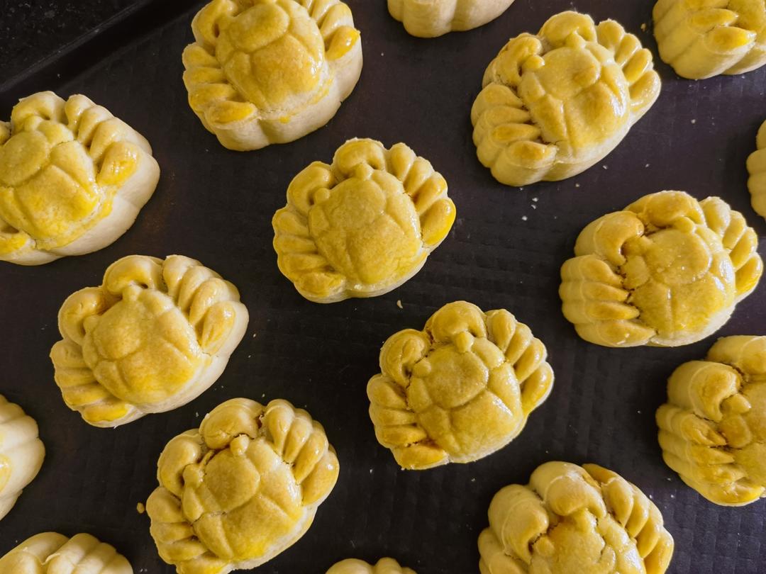 造型凤梨蛋黄酥（凤凰酥）