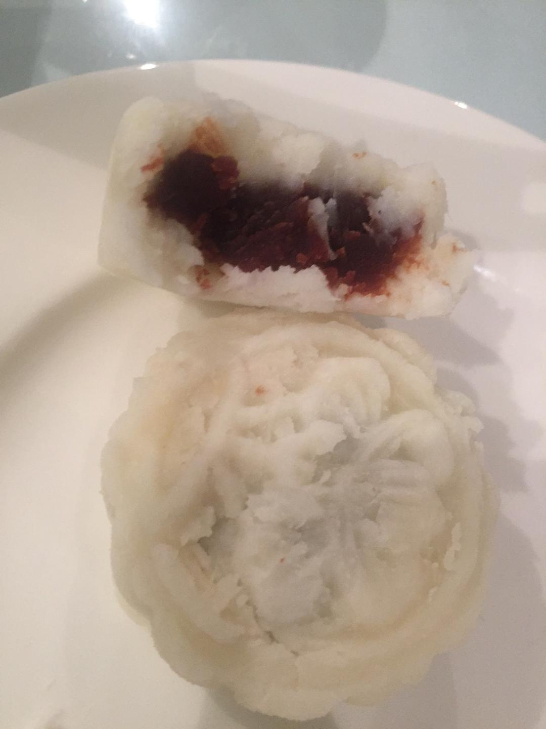 豆沙山药糕