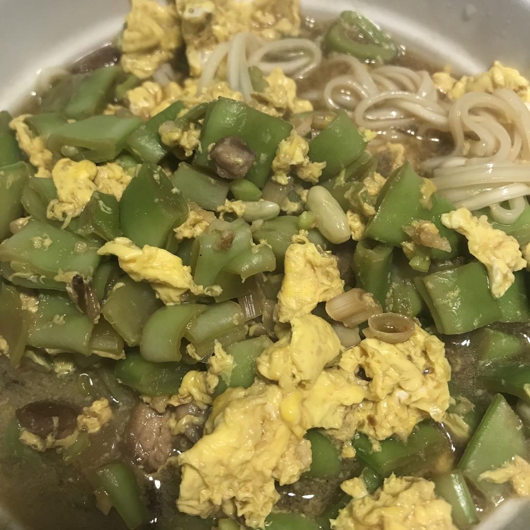青岛芸豆蛤蜊打卤面
