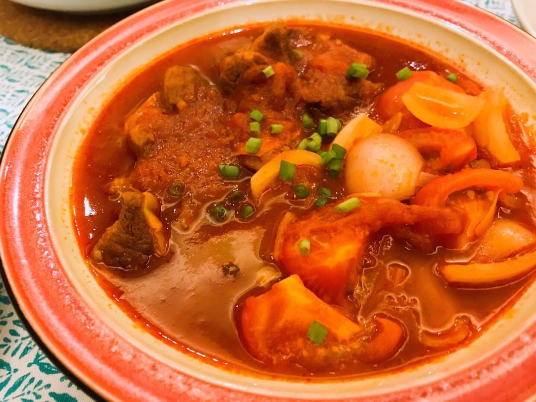 番茄土豆炖牛腩