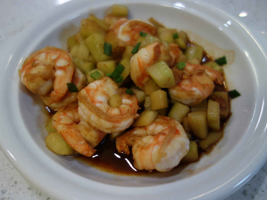 虾仁炒青瓜