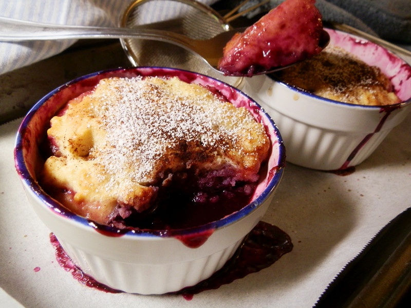 爆浆蓝莓蛋糕（individual blueberry cakes）