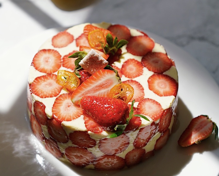 法式草莓蛋糕-简单好看的Fraisier的做法