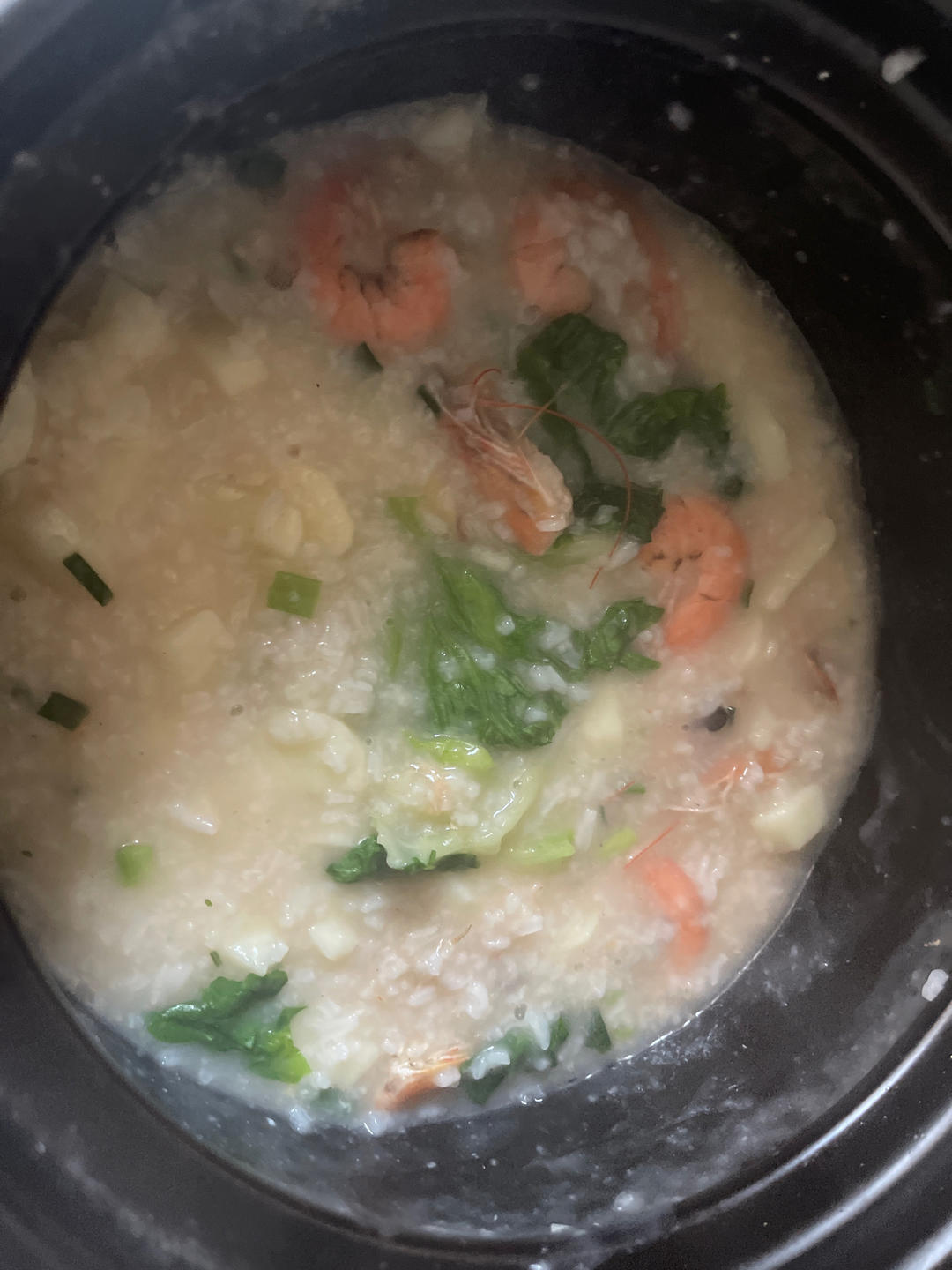 鲜虾砂锅粥