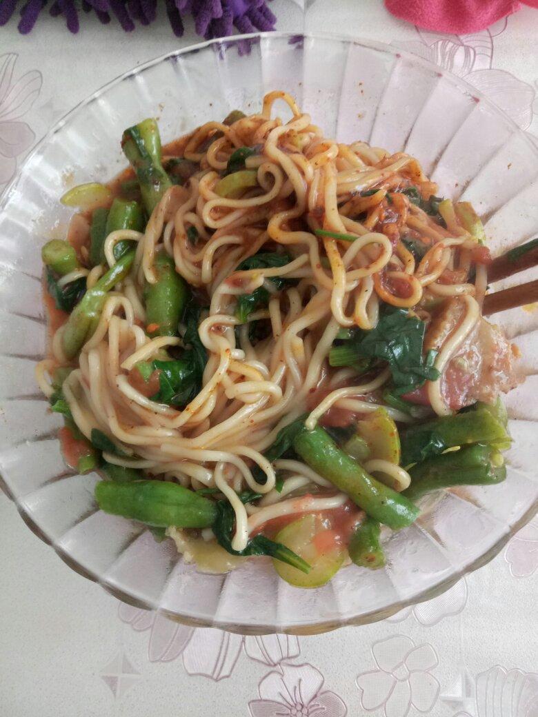 豆角焖面