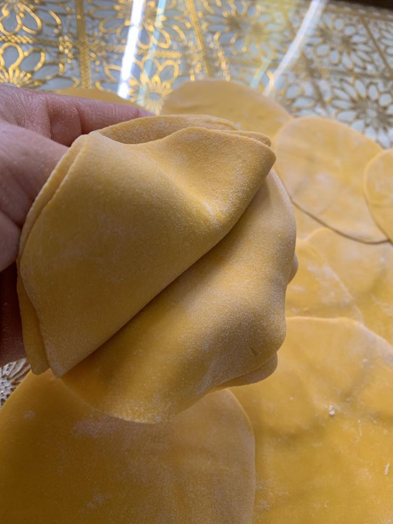 自制彩色蔬菜饺子皮
