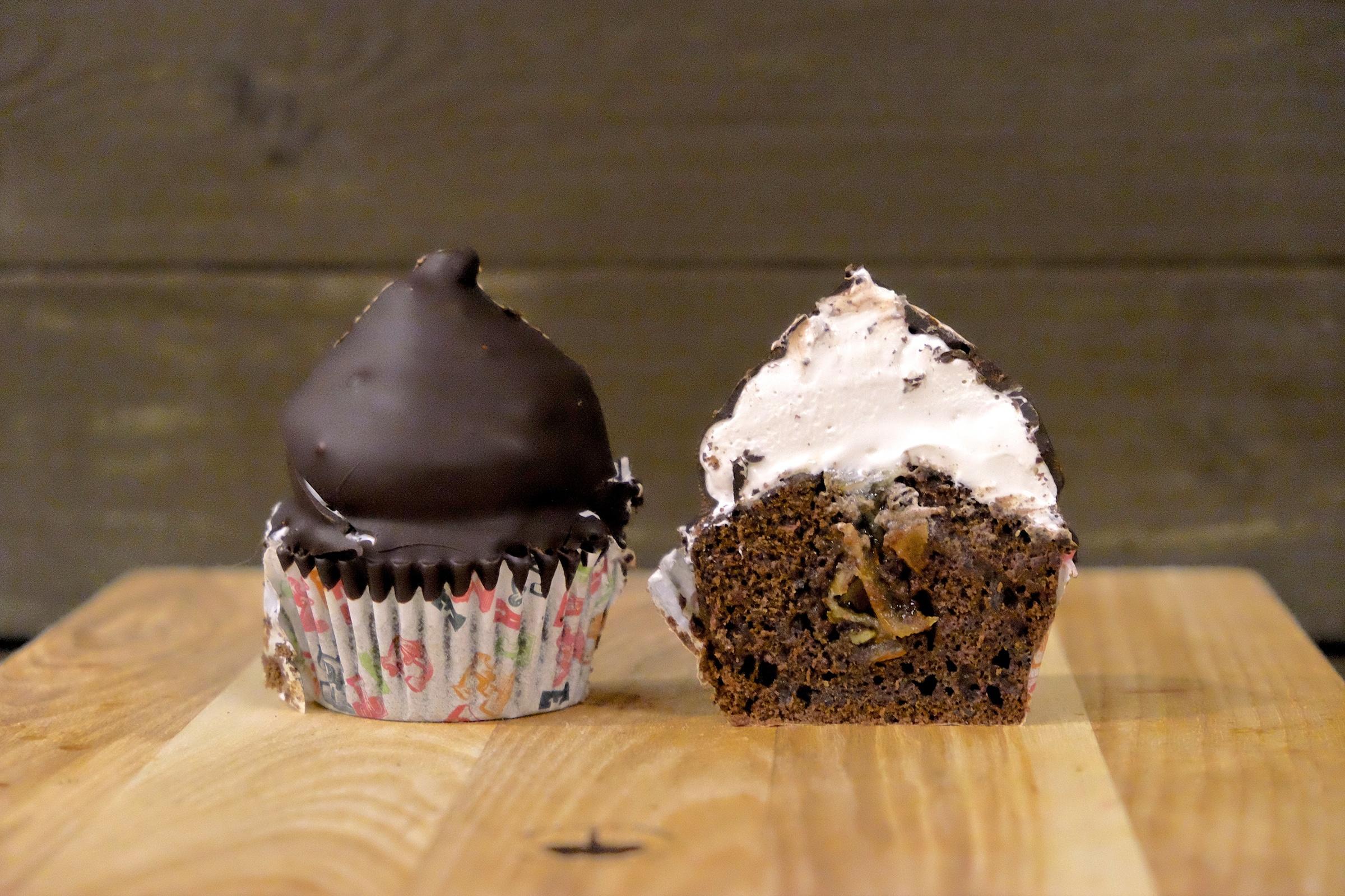 “高帽子”巧克力棉花糖杯子蛋糕的做法