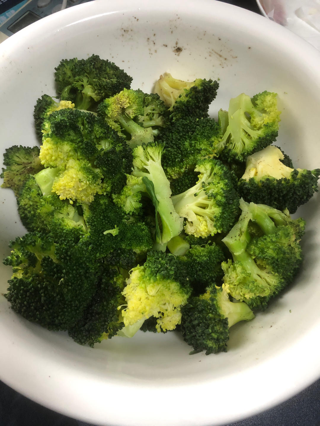 微波炉版 超快速蒸西兰花（2人份）比蒸着吃、煮着吃都好吃，都快！