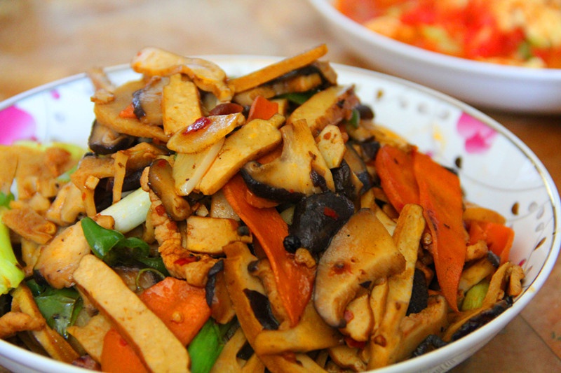 家常小炒豆干