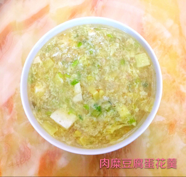 肉糜豆腐蛋花羹