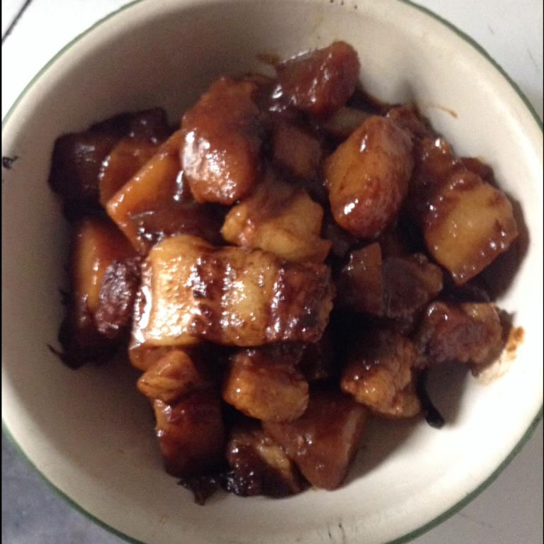 红烧肉炖土豆