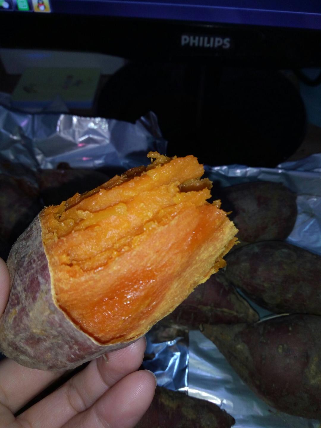【烤箱版烤红薯】