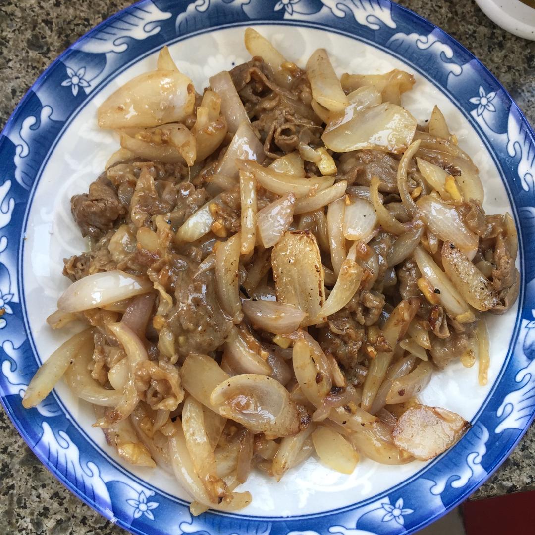 洋葱炒羊肉