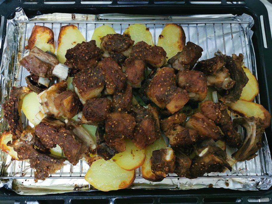 地道蒙餐：烤羊排(家用烤箱版)