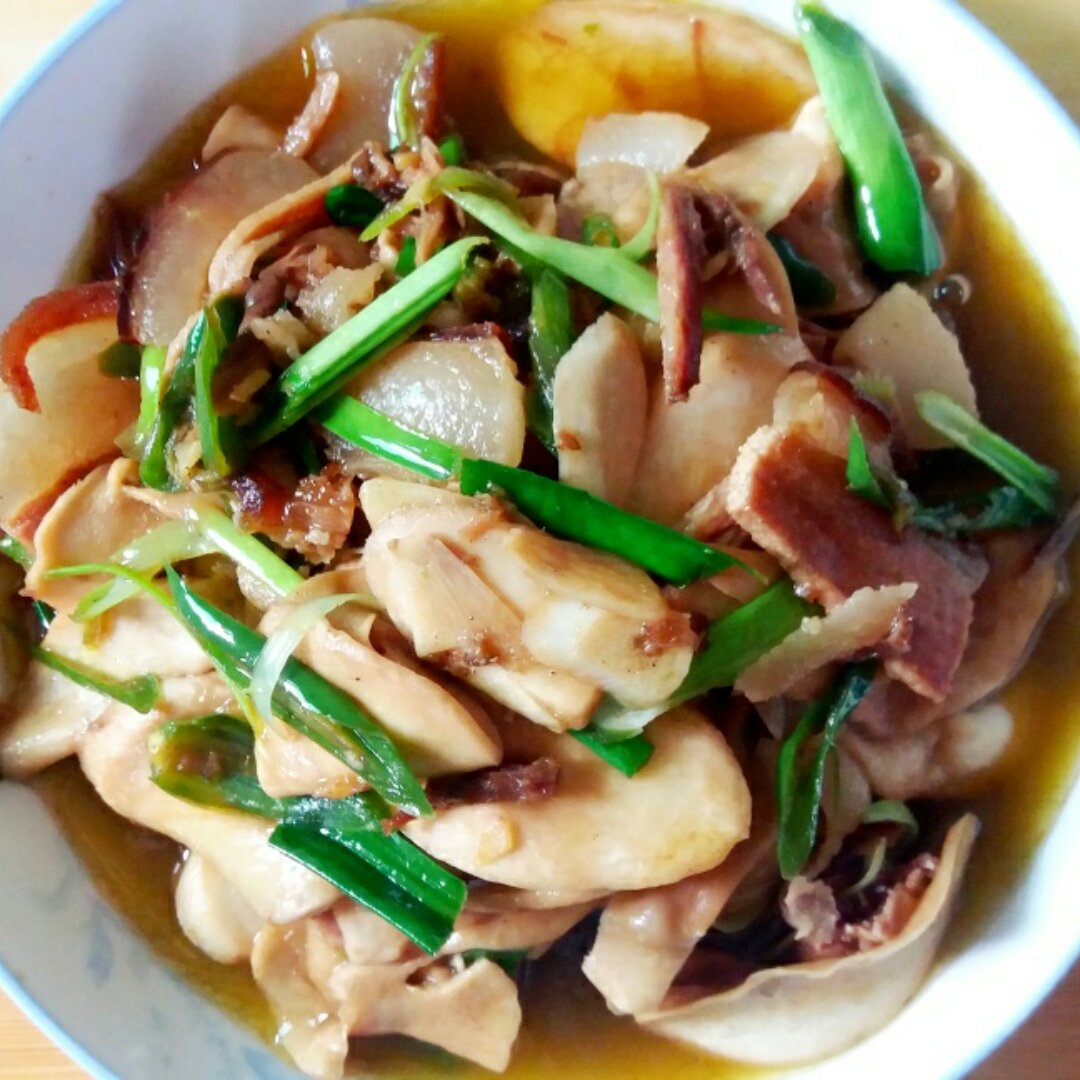 杏鲍菇炒肉片