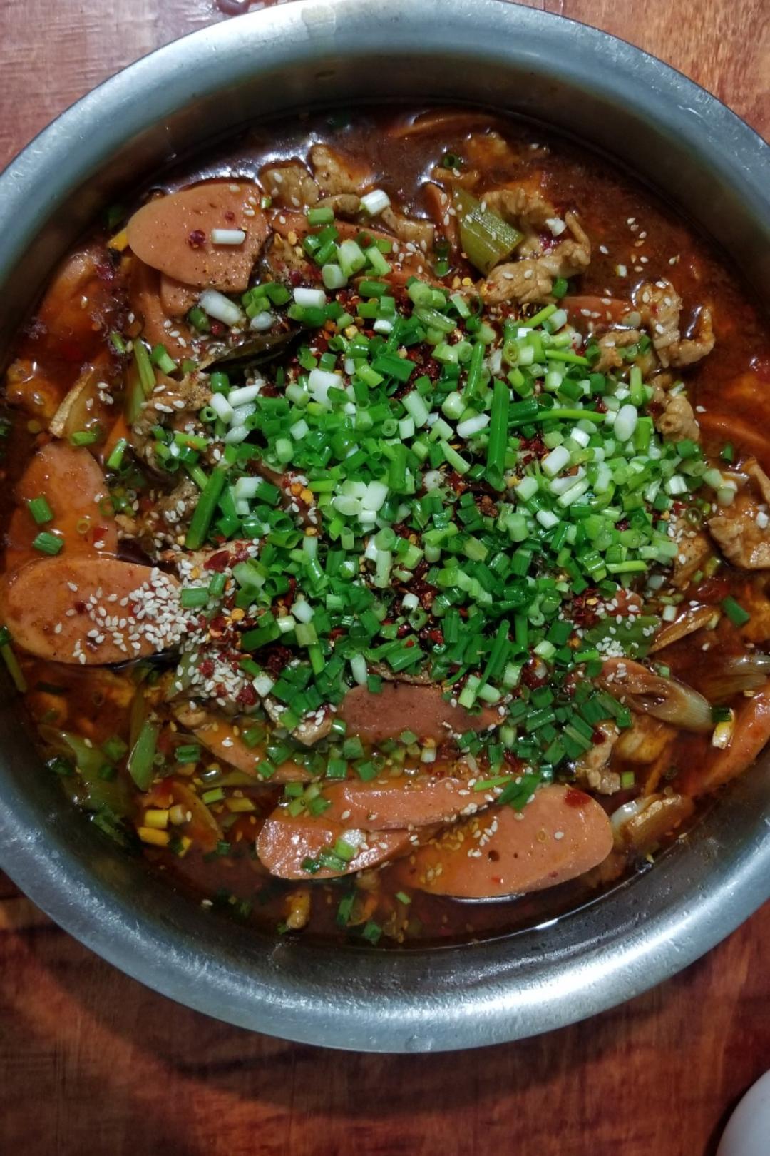 香辣毛血旺