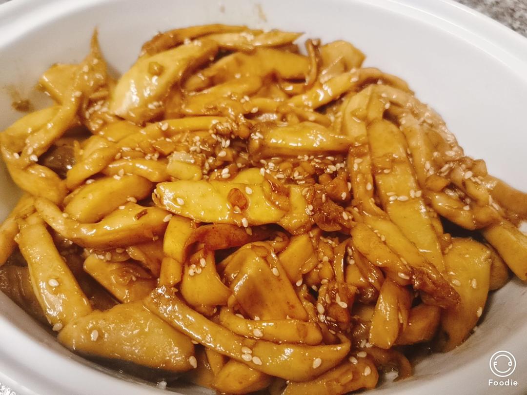 干煸手撕杏鲍菇
