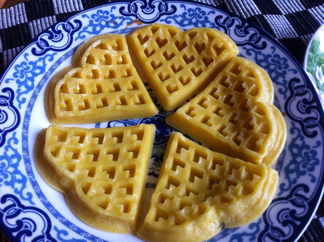 可可美式华夫饼