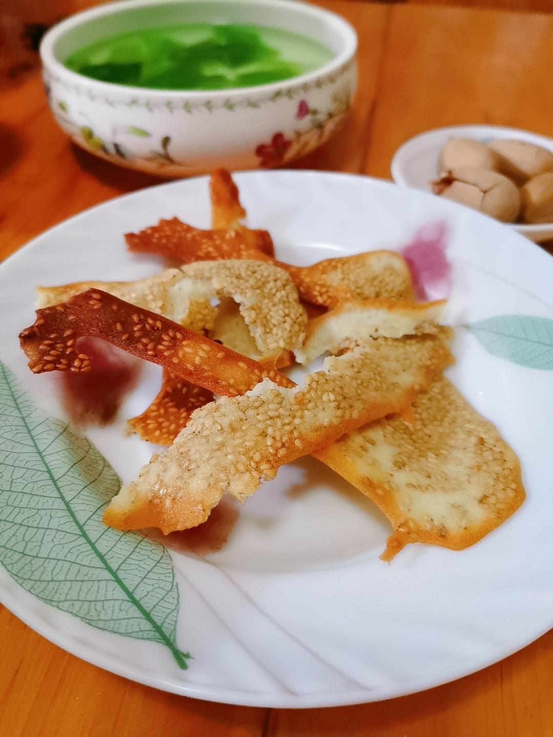 零添加易操作的芝麻薄饼