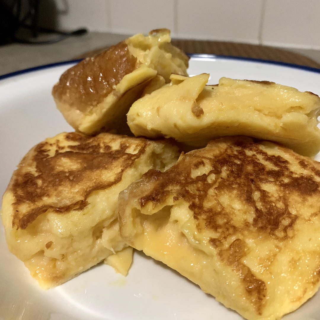 法式吐司-鸡蛋牛奶炸吐司