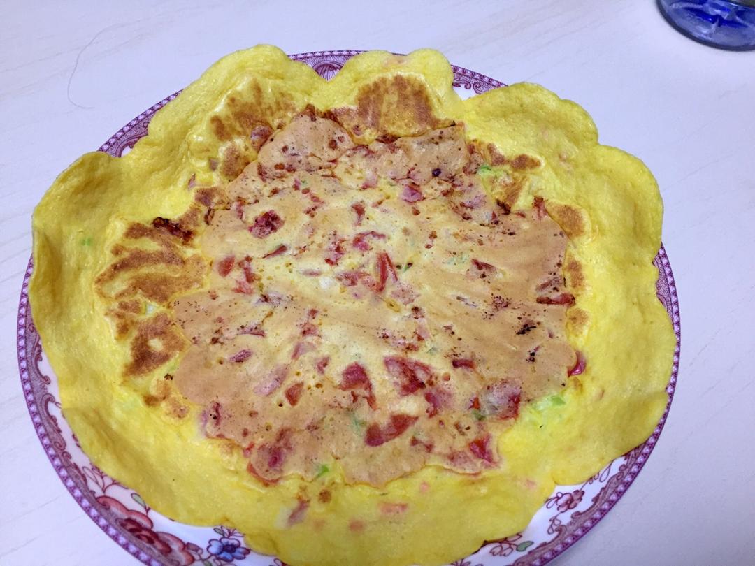 松软香嫩的西红柿鸡蛋饼