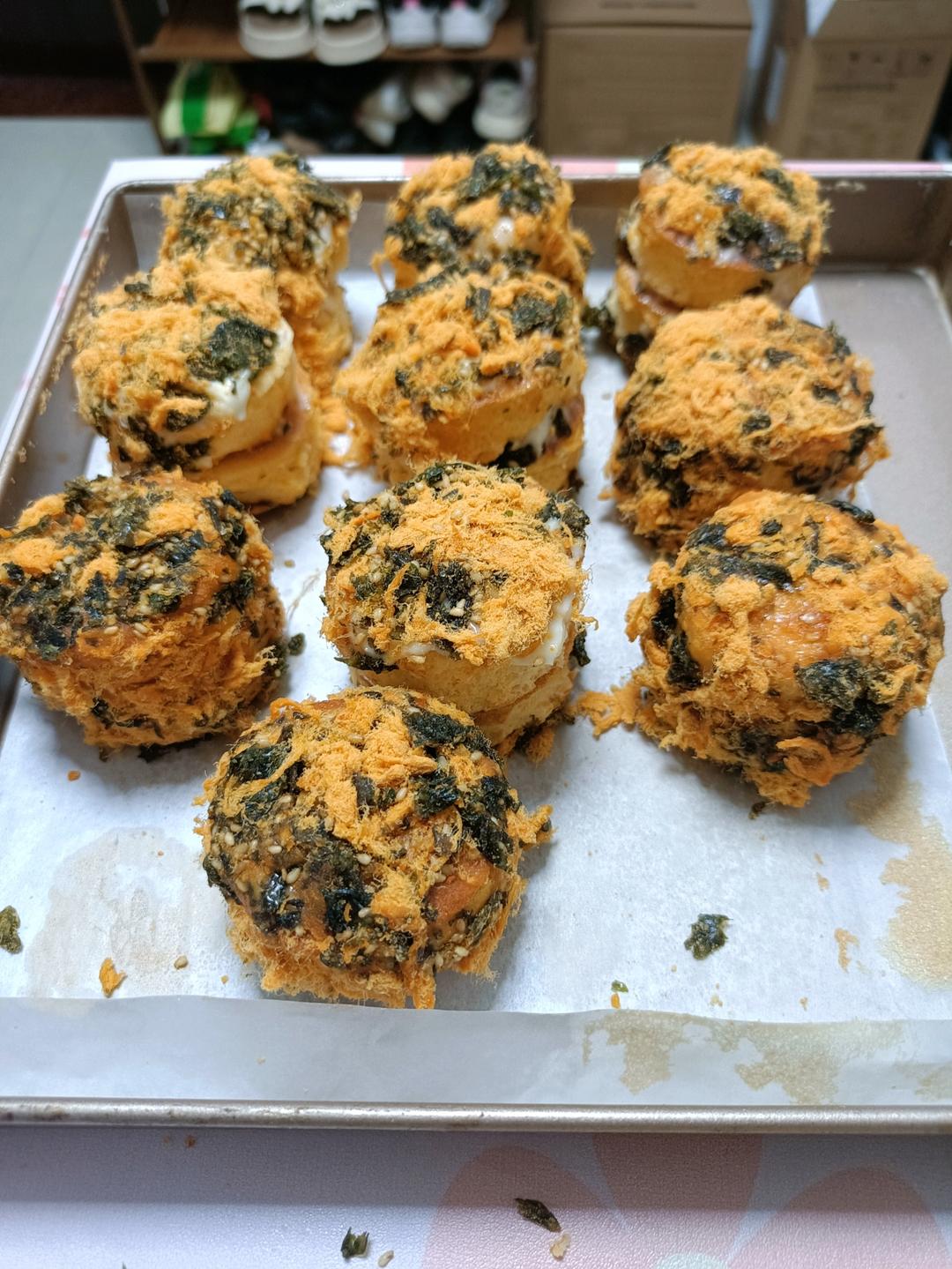 美味海苔肉松小贝