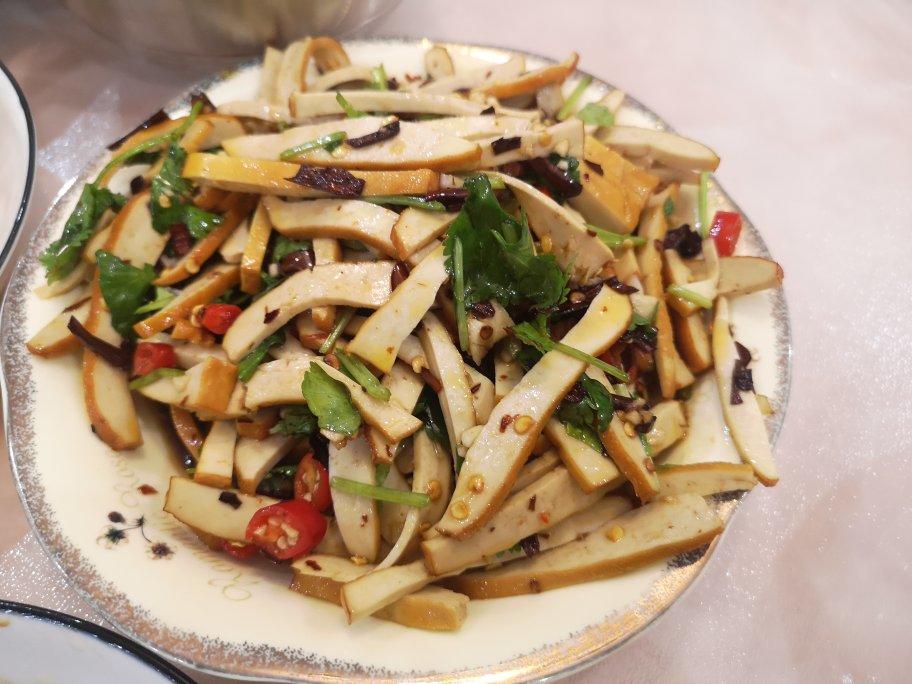 凉拌五香豆干