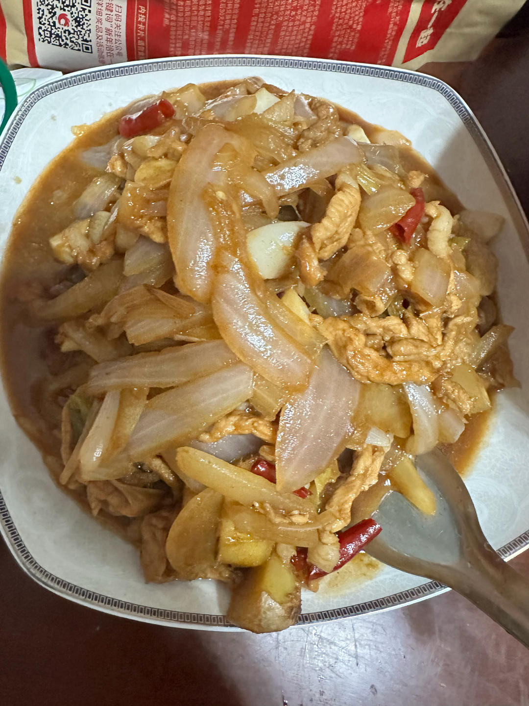 简单的炒菜——洋葱炒肉片