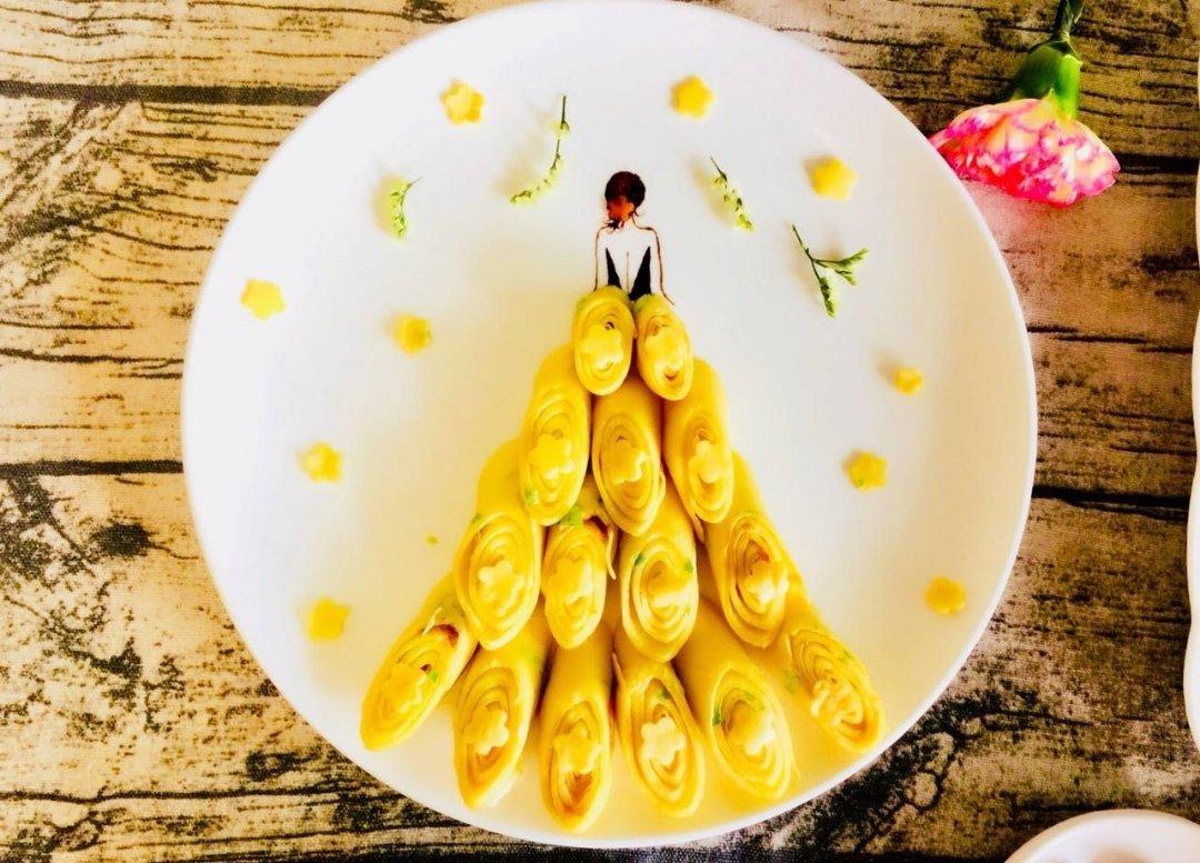 果蔬拼盘–餐盘画