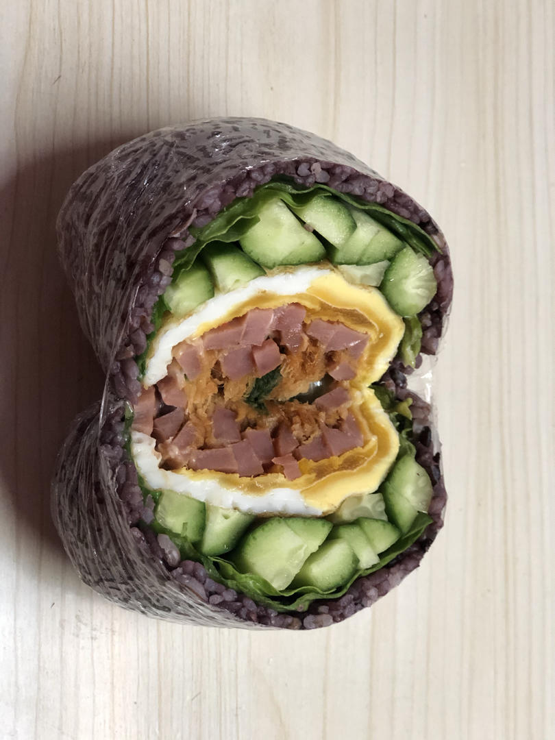 好吃🉐️感动😹的【紫米饭团】，看图秒会❗️