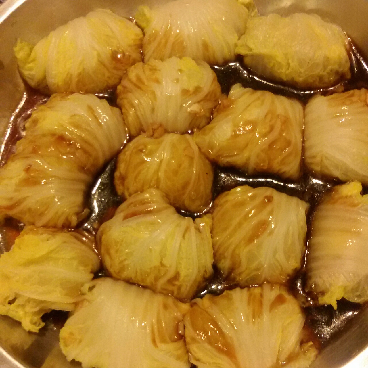 白菜肉糜卷