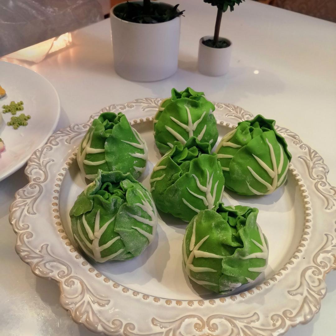 仿真大头菜馒头，超详细教程来了