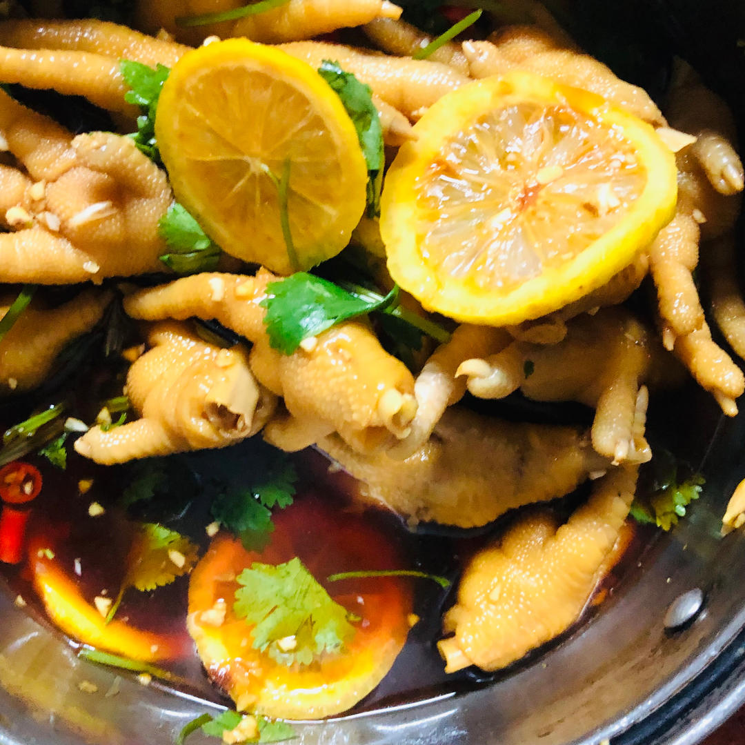 超简单的柠檬无骨鸡爪