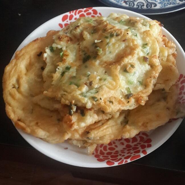 懒人版葱油饼