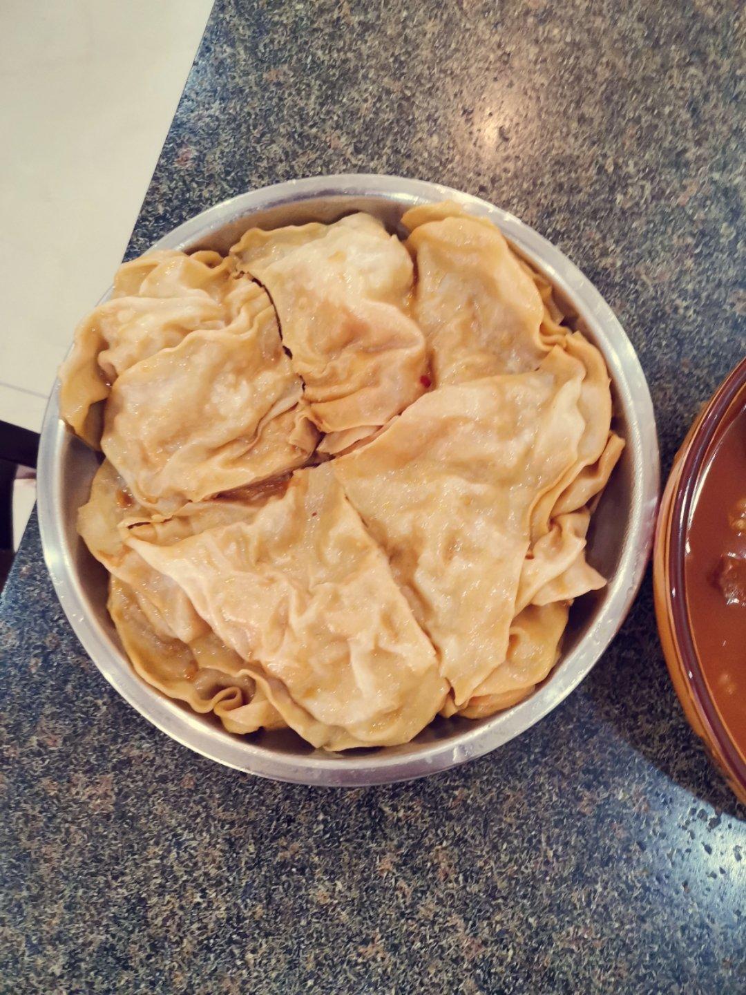 冬季暖胃大菜---羊肉焖饼