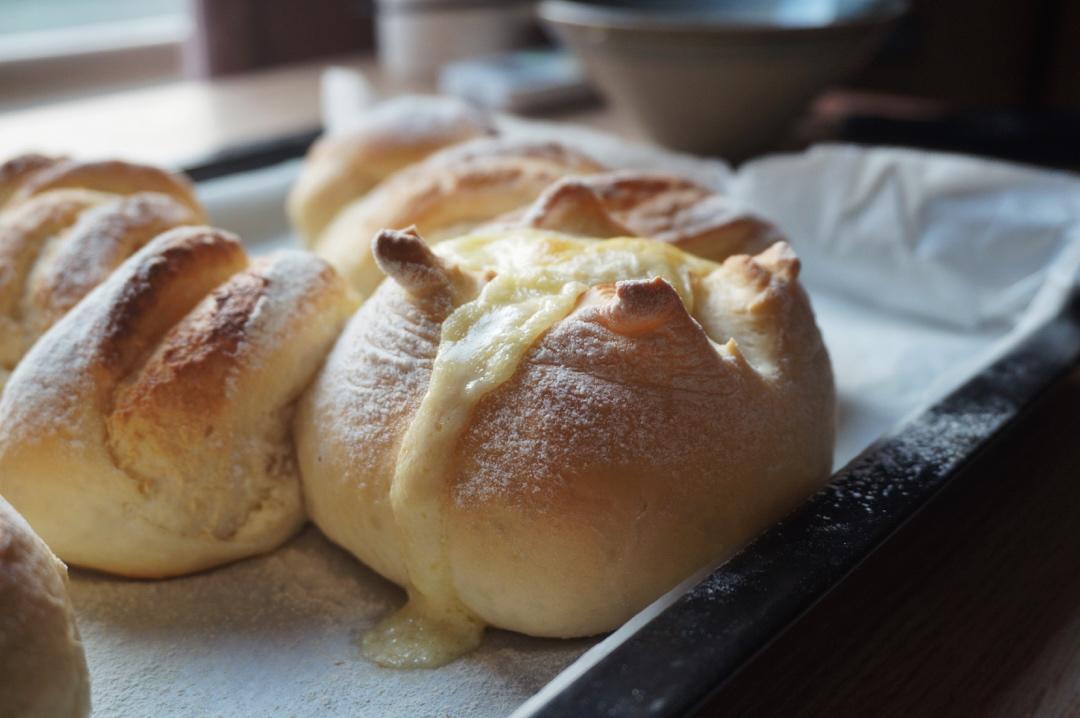 全麦芝士熔岩面包