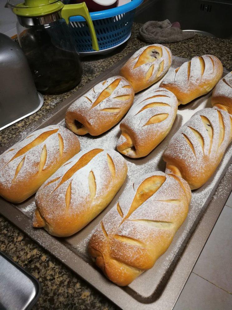 麻薯核桃夹心软欧包