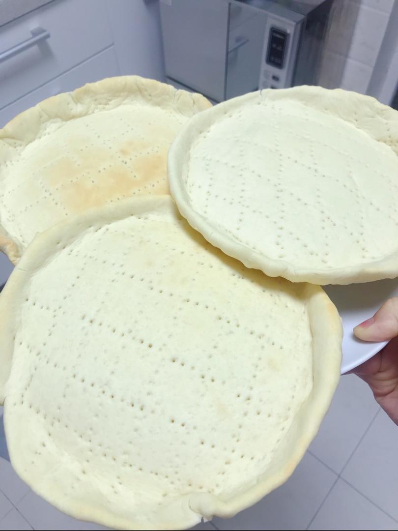 八寸披萨饼皮（四个）制作