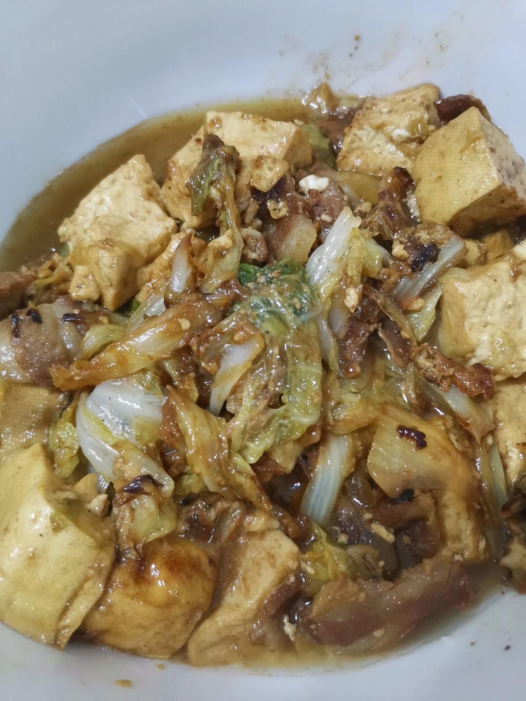 冬季最爱的家常菜！大白菜炖大豆腐或干豆腐
