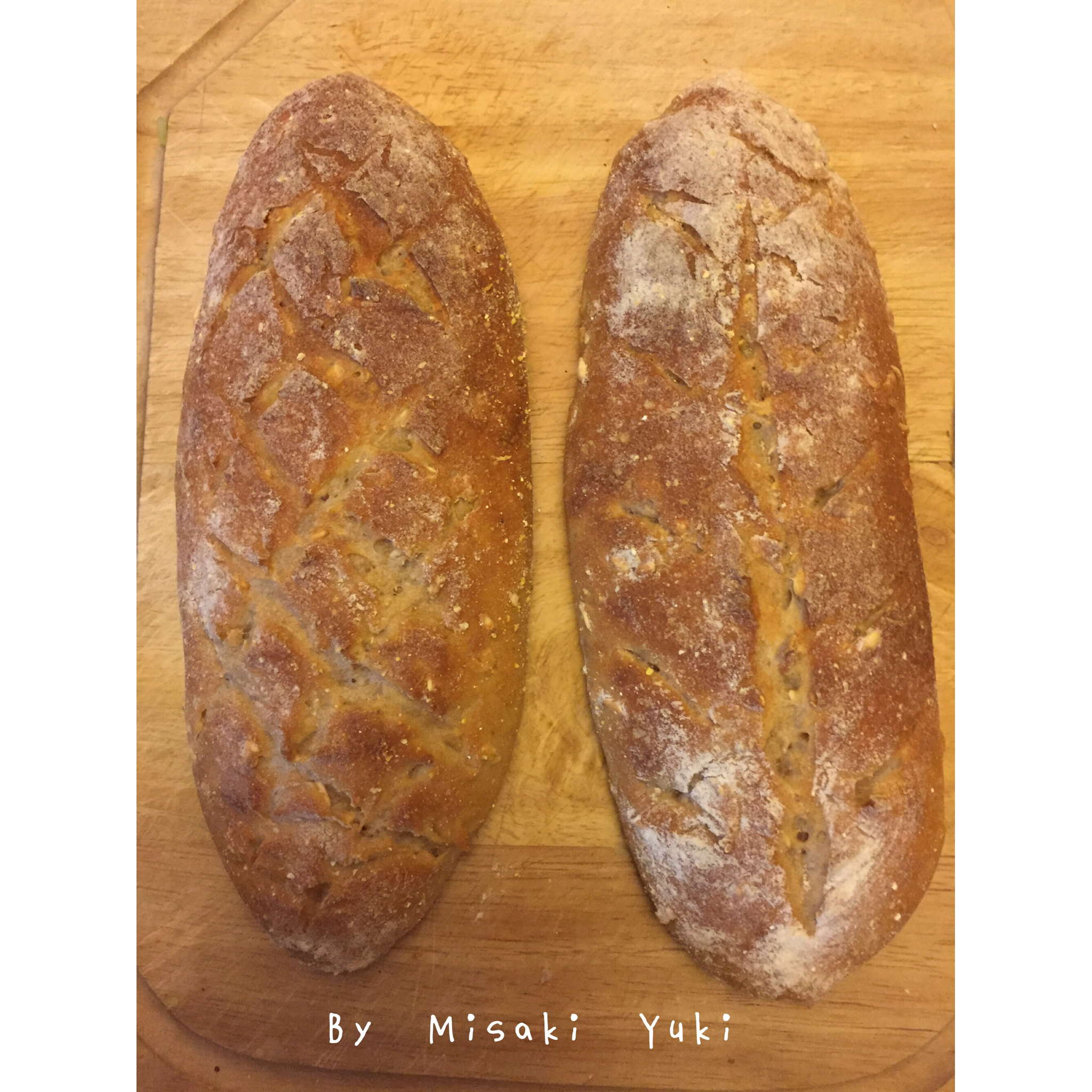 法式乡村面包/蒜香乡村面包（无油无糖）