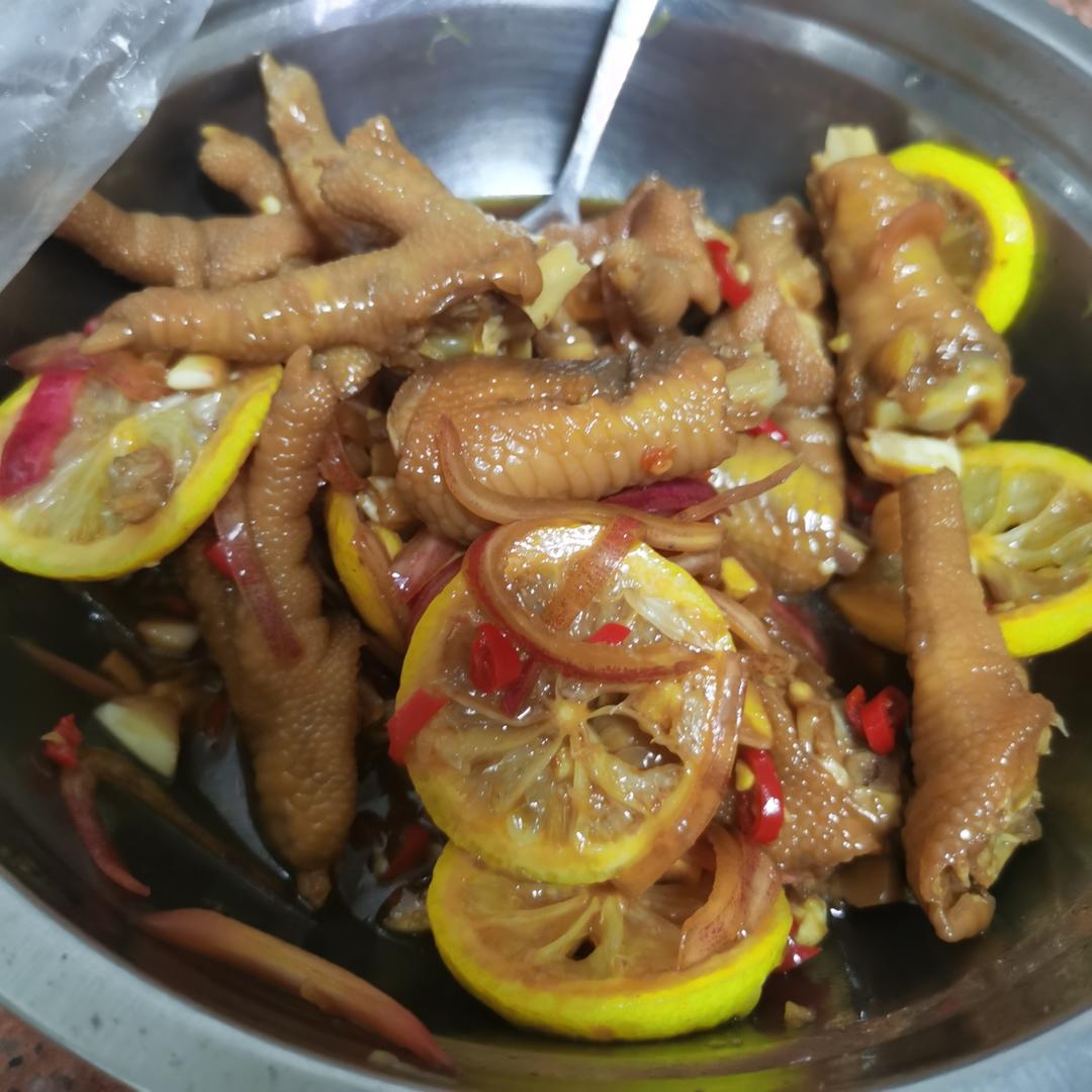 【柠檬酸辣鸡爪】自制超级无敌美味的网红鸡爪