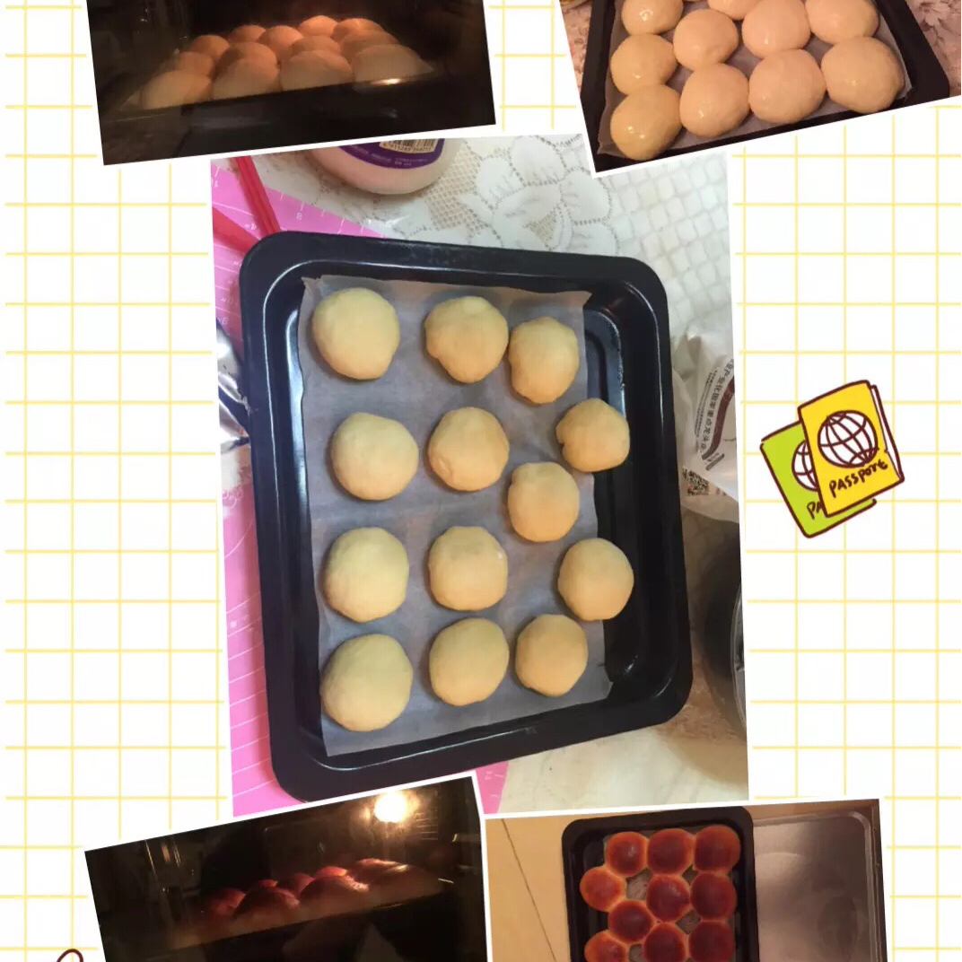 大人小孩都爱不释口的【蜂蜜牛奶小餐包】