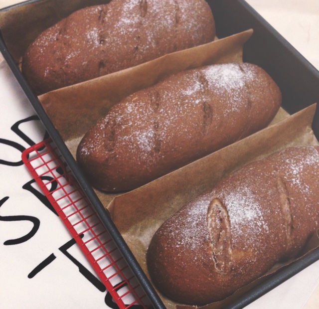 巧克力高纤面包