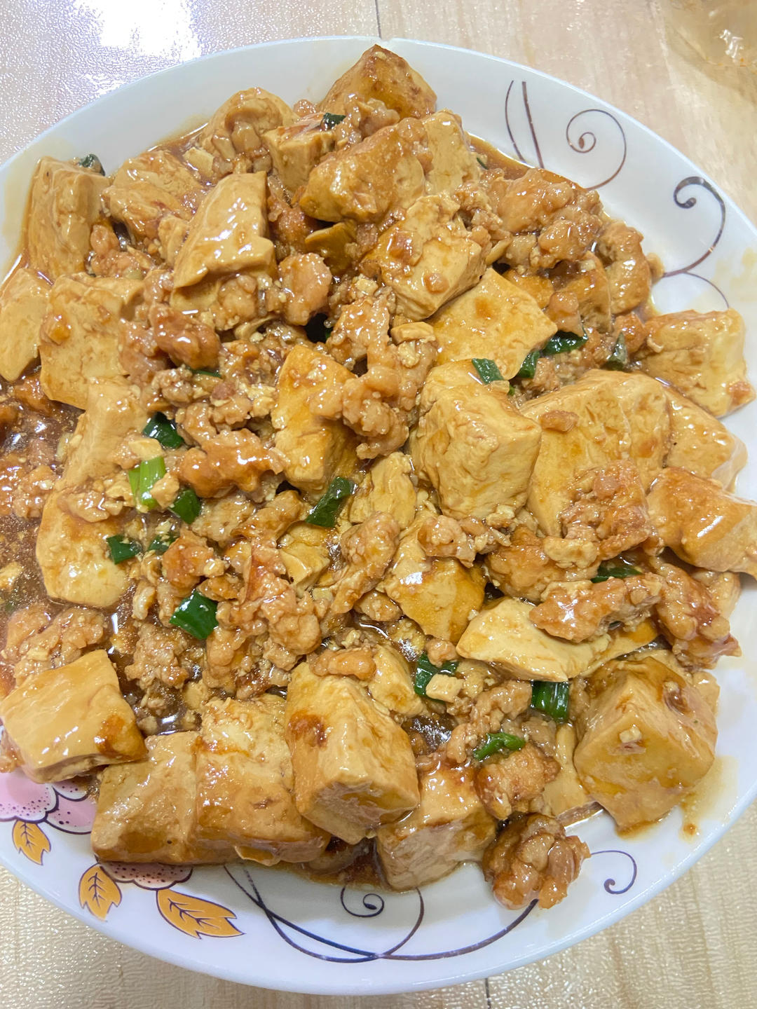 肉末烧豆腐