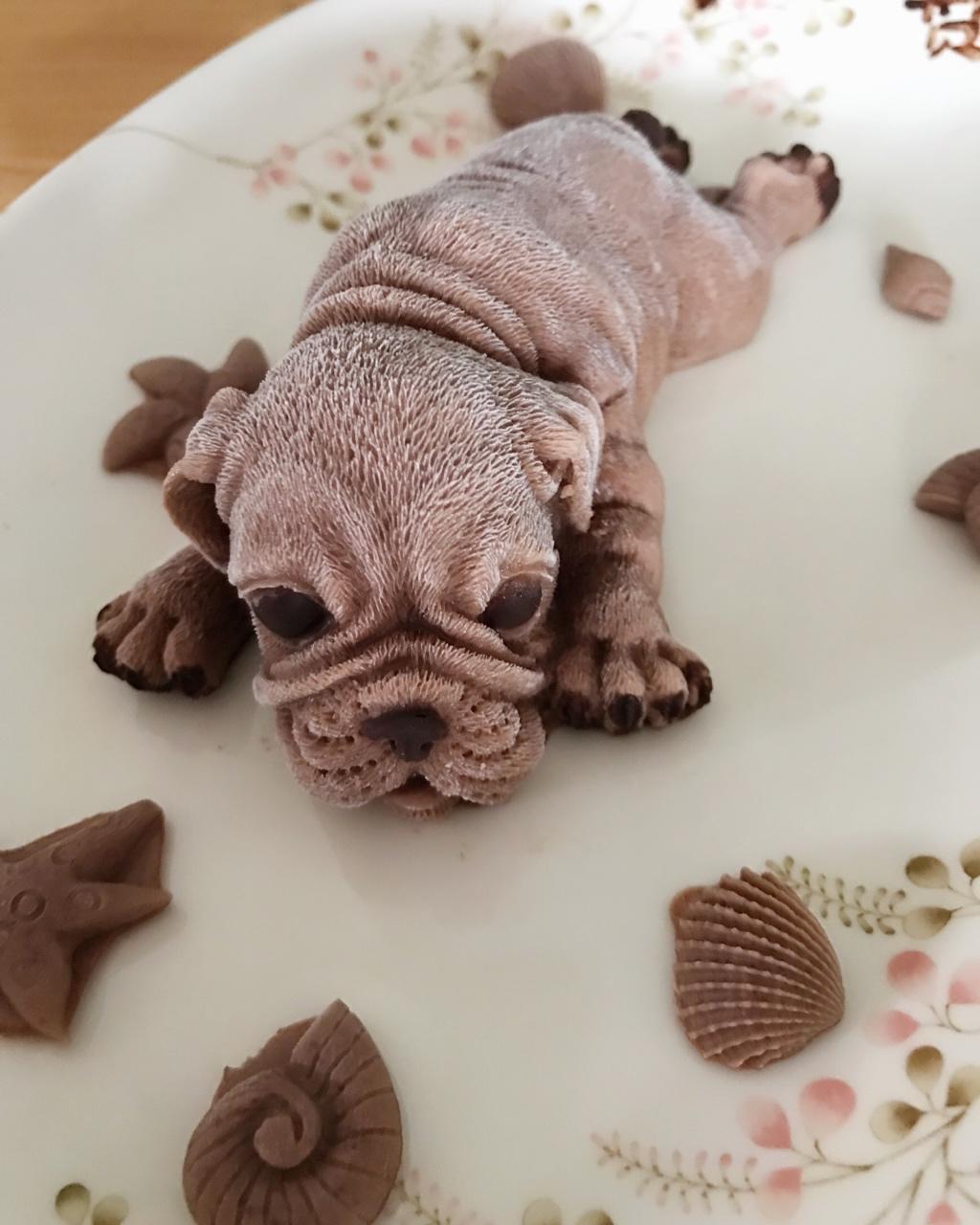 哈尼89做的网红狗狗蛋糕