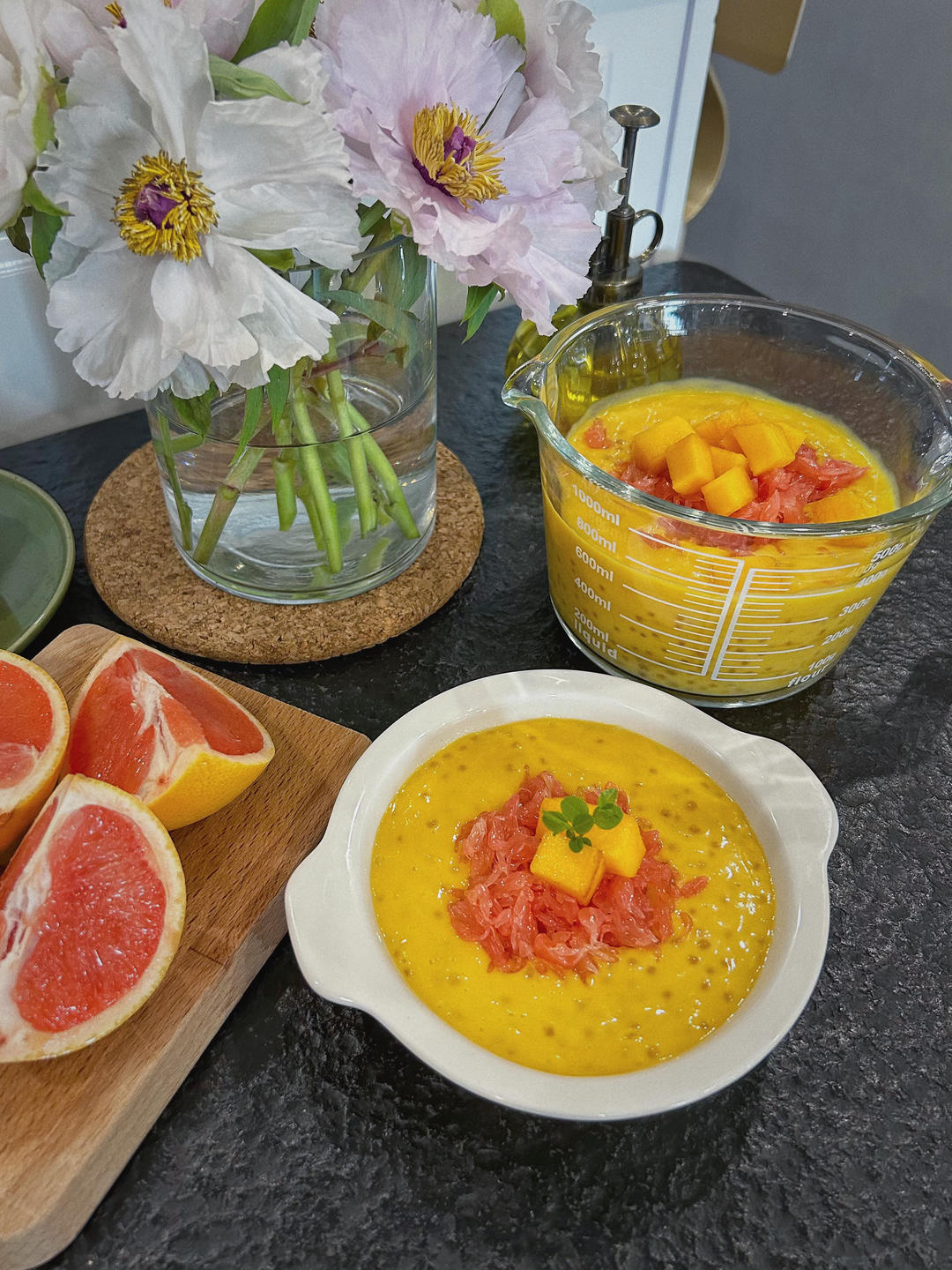 【简简厨房】在家怎么做出好吃的杨枝甘露？