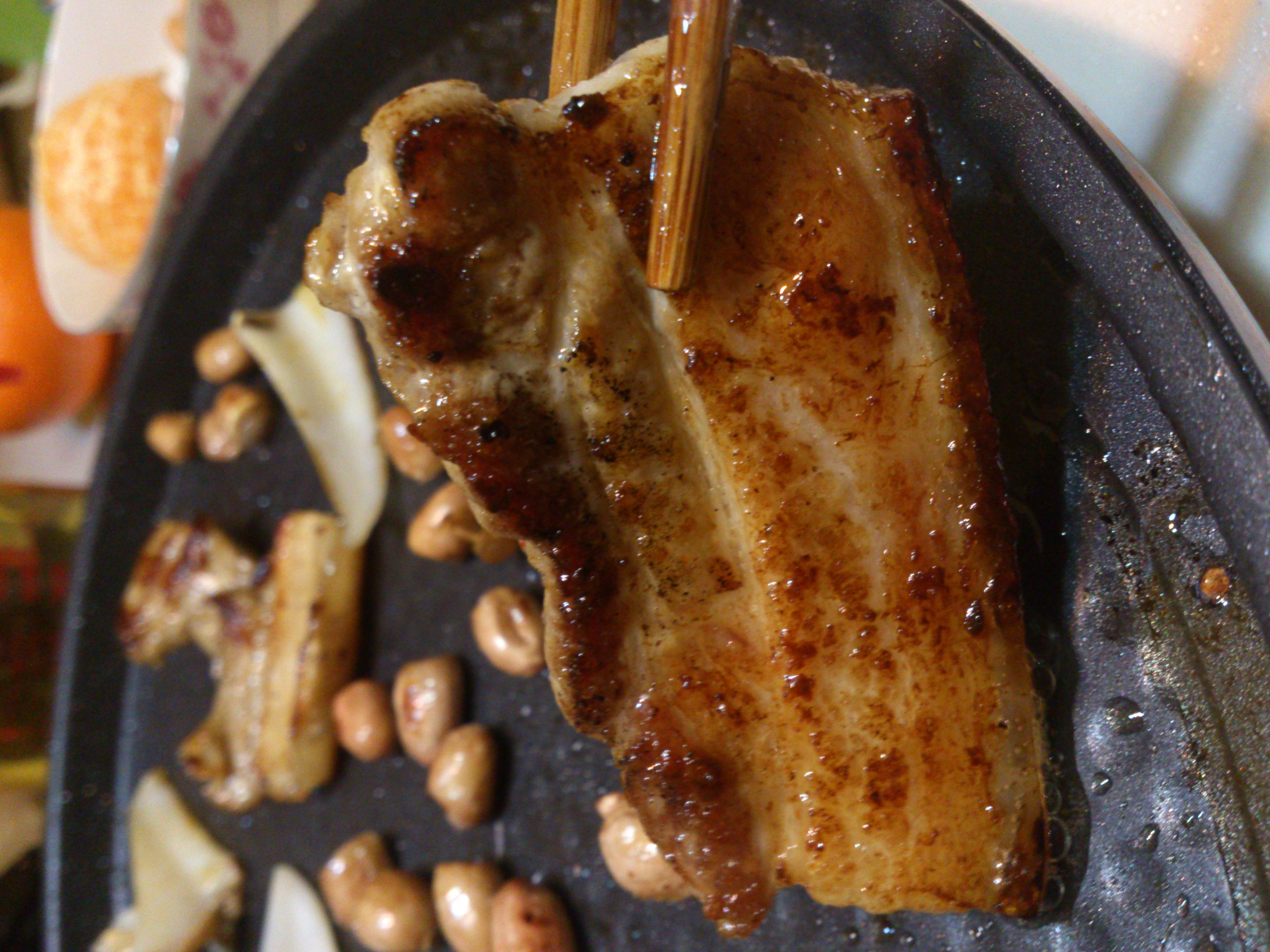 声声慢-1做的平底锅烤肉